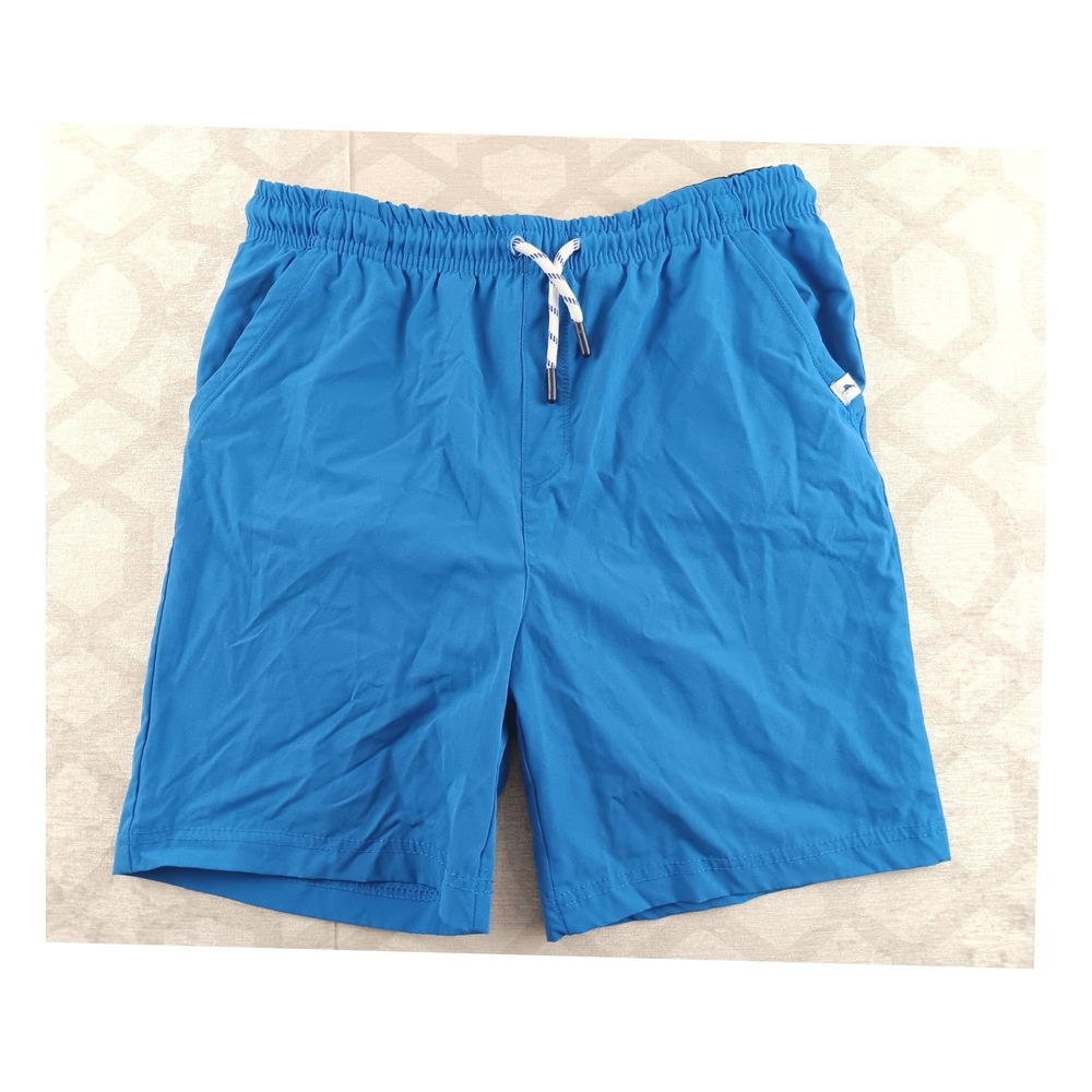 Tommy Bahama Kids Blue Swim Trunks‎ Elastic Waist Drawstring Size XL